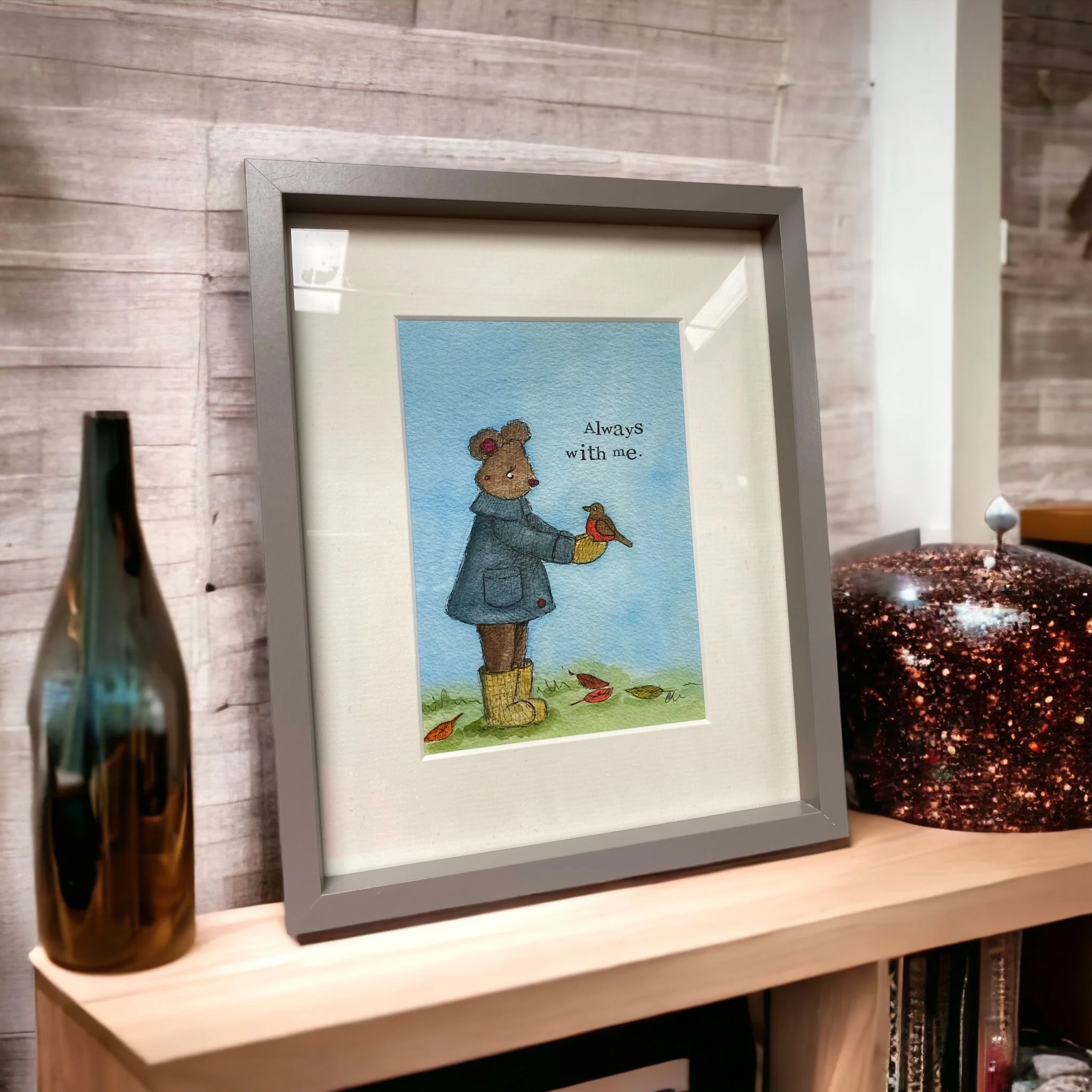 My Painted Bear Framed Print "Always with Me" Assorted - One Supplied - Image 2