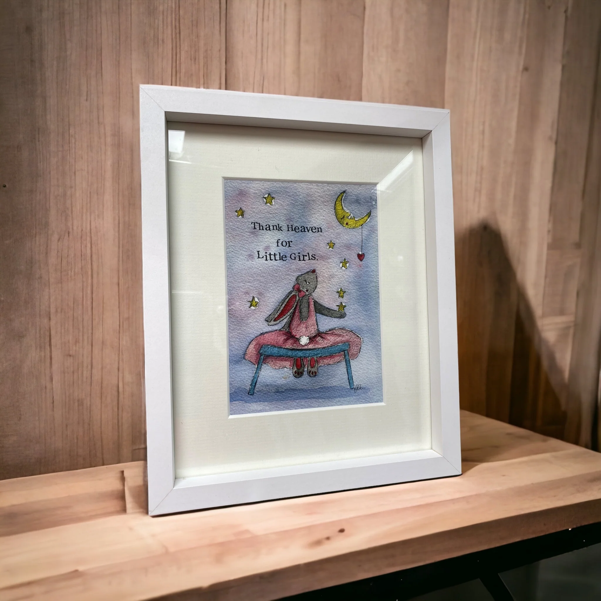 My Painted Bear Framed Print "Thank Heaven" Assorted - One Supplied