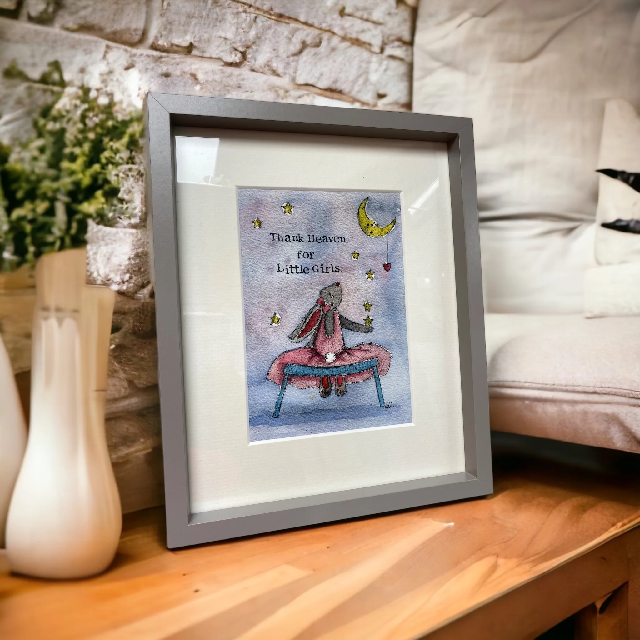 My Painted Bear Framed Print "Thank Heaven" Assorted - One Supplied - Image 2