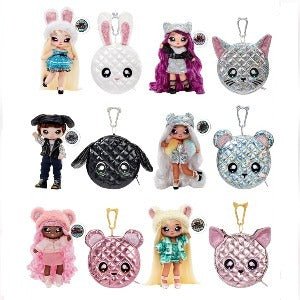 Nanana Surprise 2In1 Pom Doll Glam (Metallic) Assorted Styles