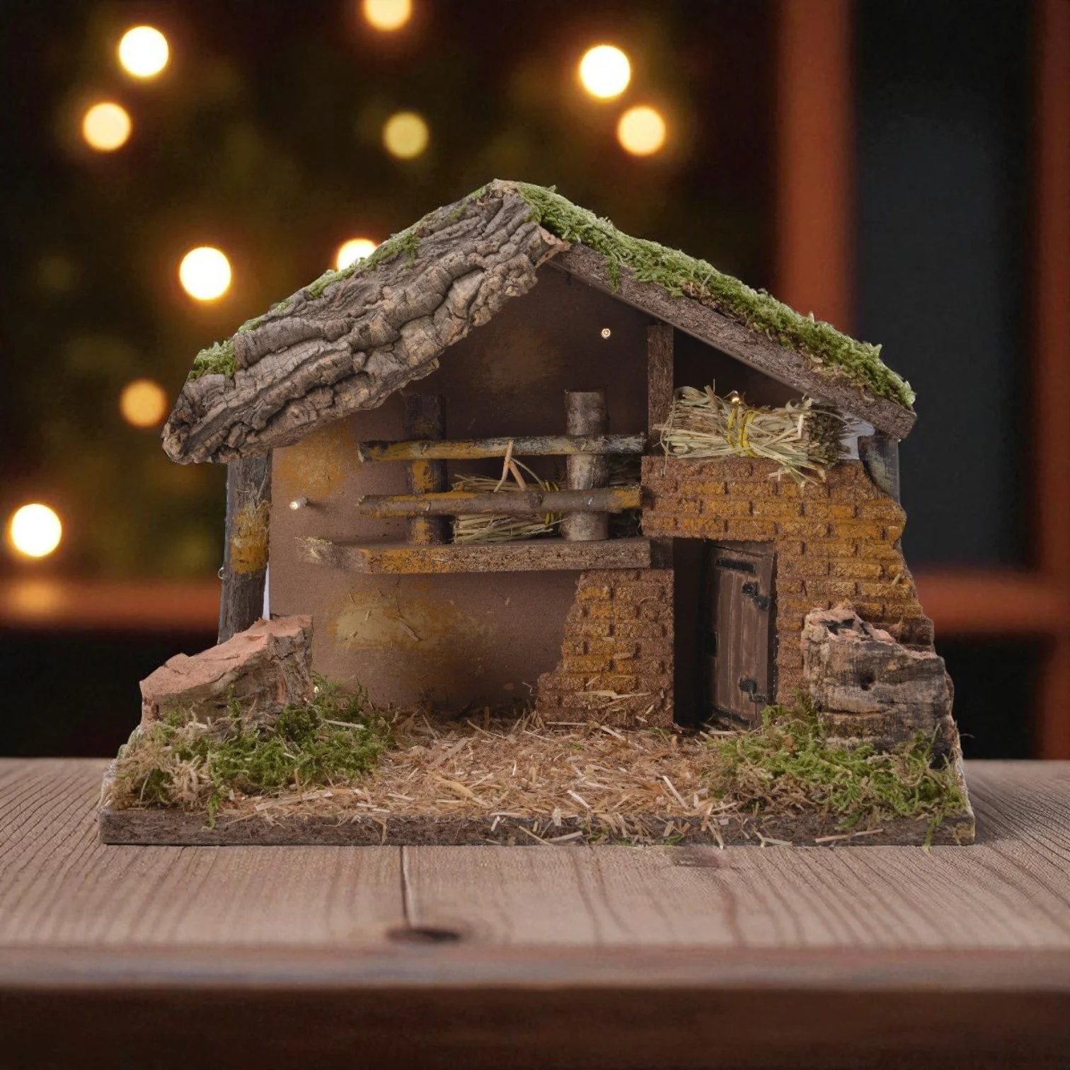 Nativity Scene LED Battery Operated 30 x 17 x 21cm