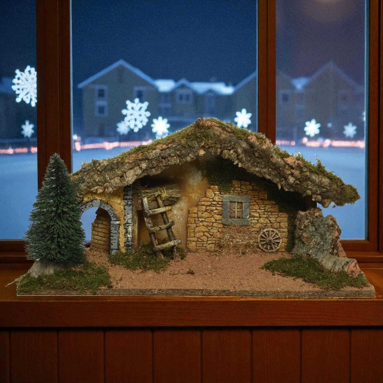 Nativity Scene LED Battery Operated 58 x 23 x 25cm