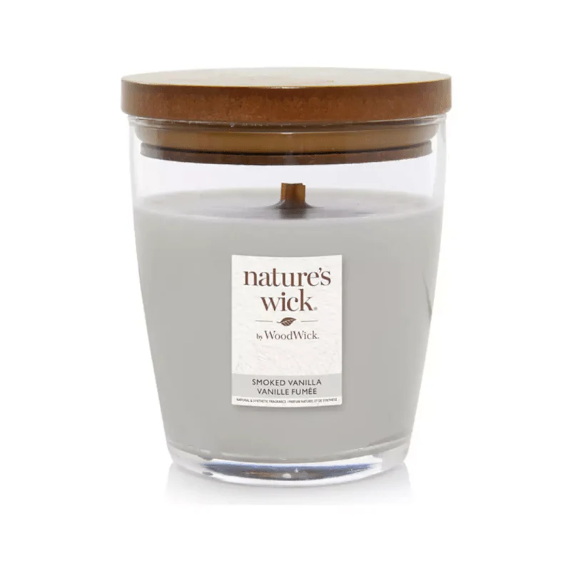 Nature’s Wick by WoodWick 284g Candle – Smoked Vanilla