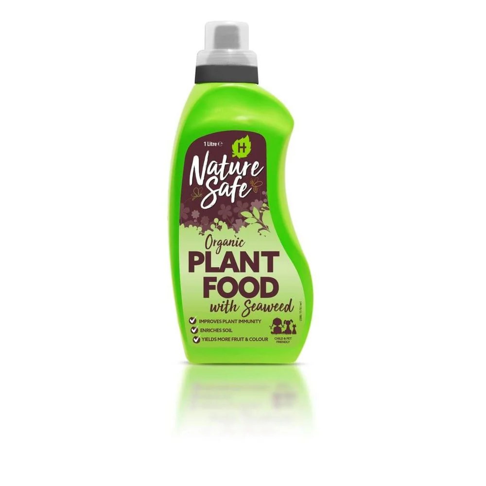 Nature Safe Liquid Organic Plant Food with Seaweed 1 Litre