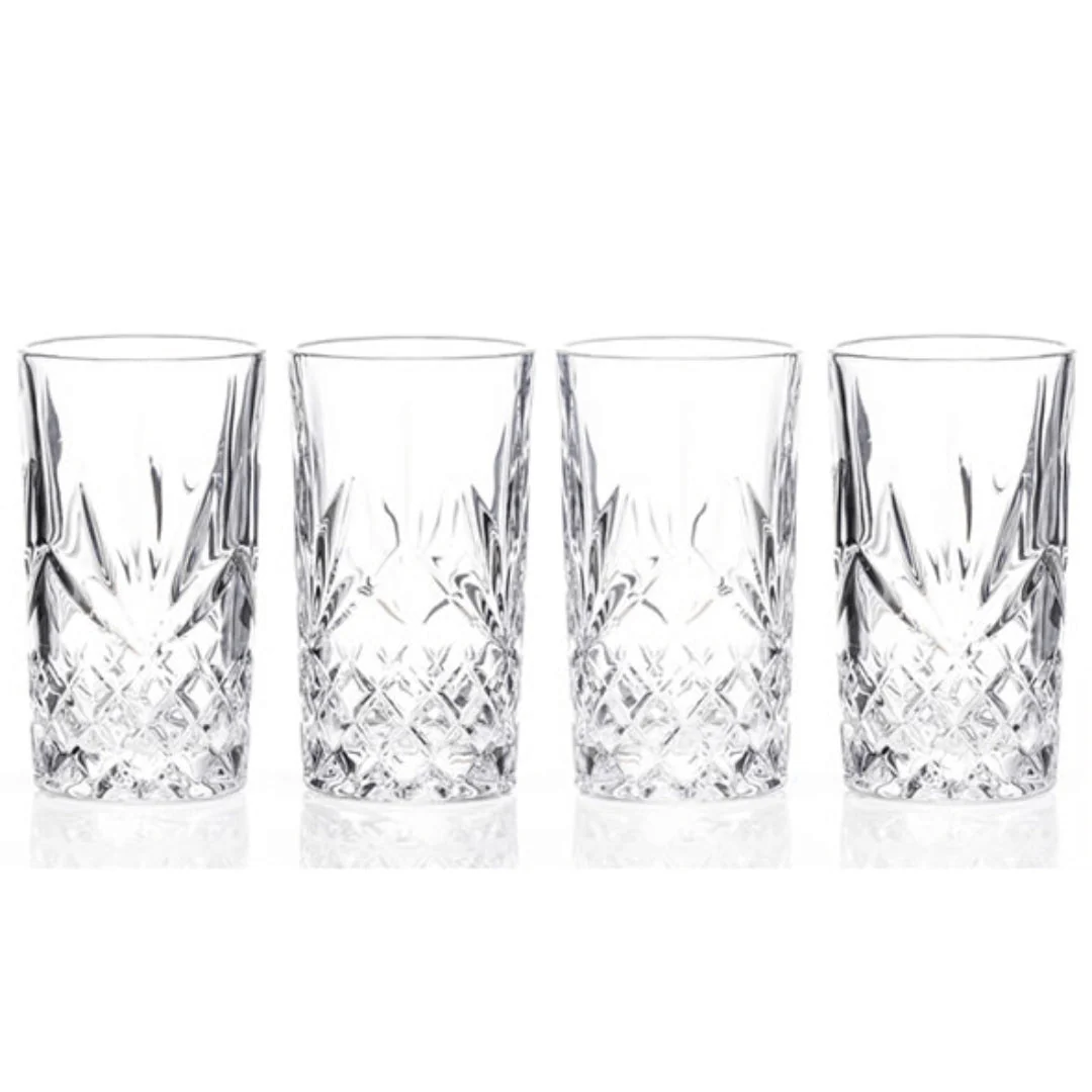 Newgrange Living Adare Hi-ball Glasses 350cc Set of 4
