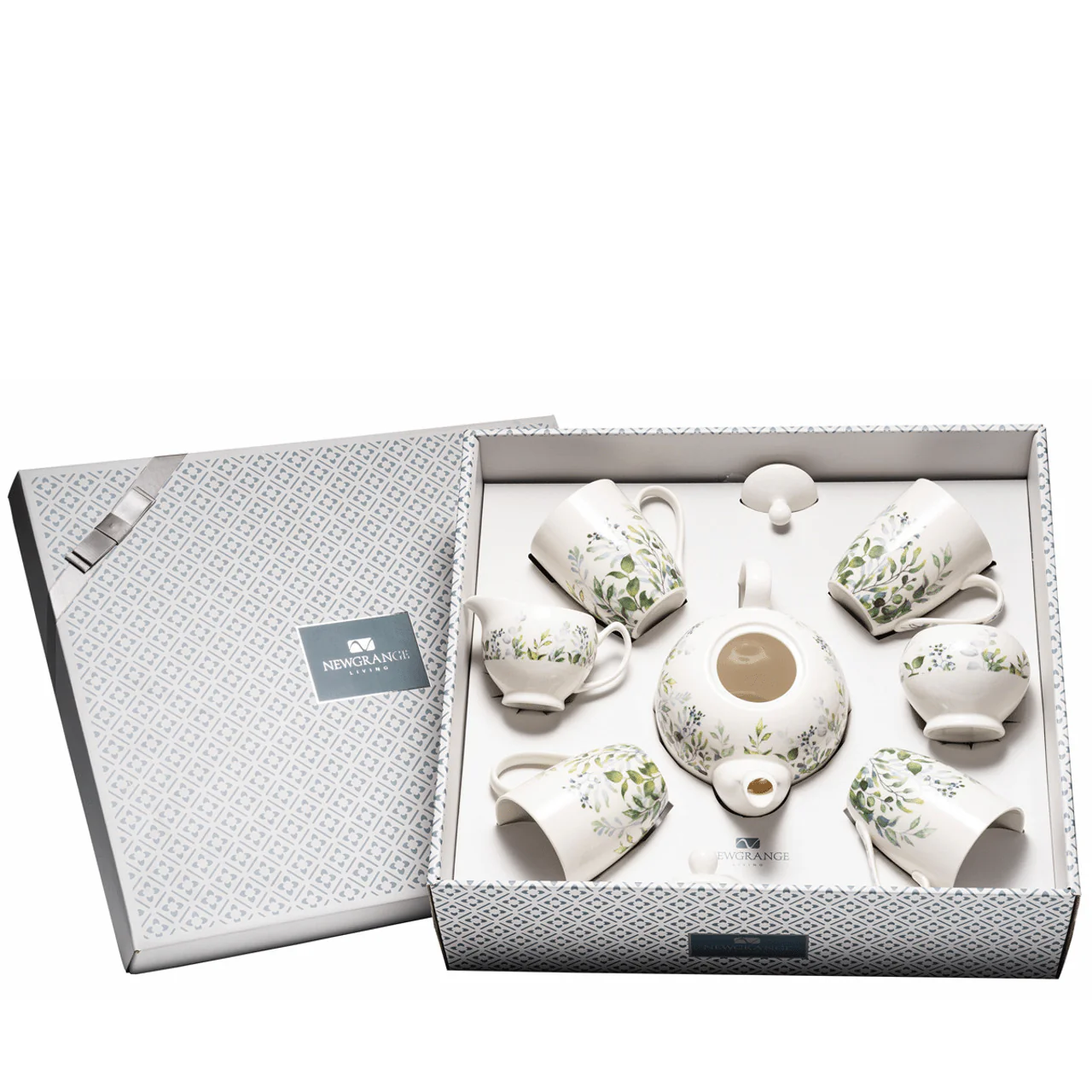 Newgrange Living Green Floral Bone China Tea Set