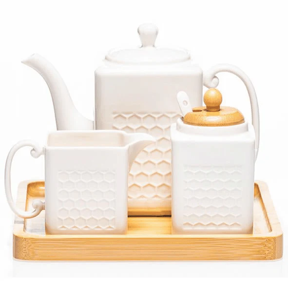 Newgrange Living Honeycomb 3 piece Tea Set