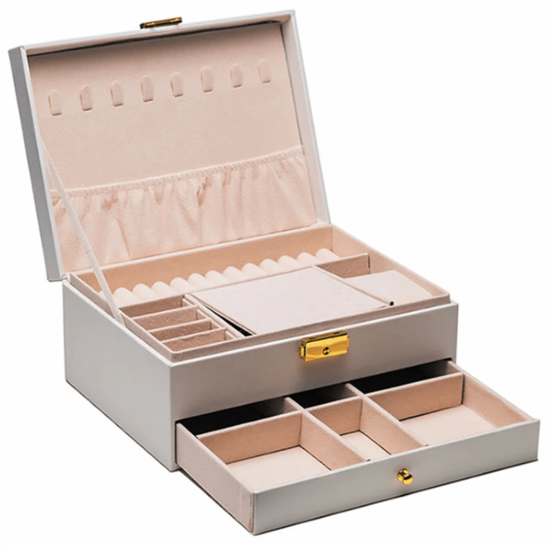 Newgrange Living Jewellery Box - White