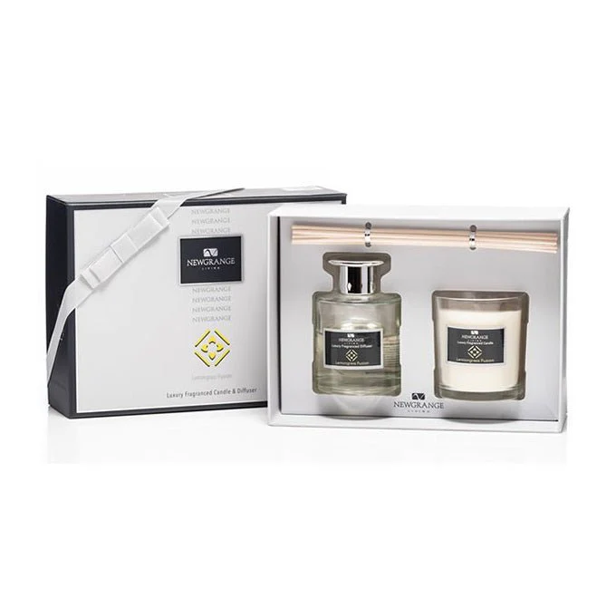 Newgrange Living Luxury Candle & Diffuser Set - Lemongrass Fusion