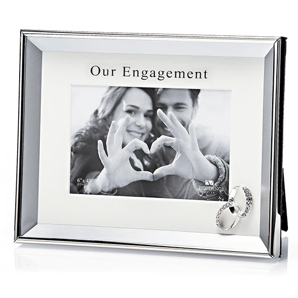 Newgrange Living Our Engagement Photo Frame 6" X 4" Rings