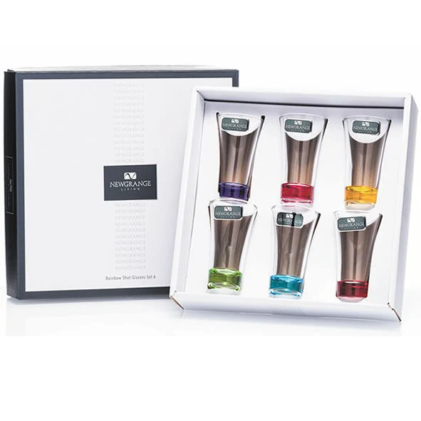 Newgrange Living Rainbow Party Shot Glass Set 6