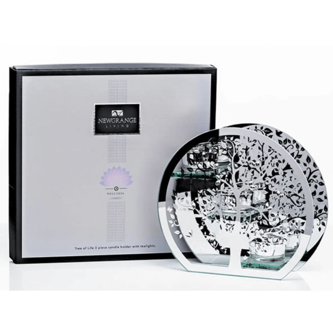 Newgrange Living Tree of Life Candle Holder with 3 Tealights