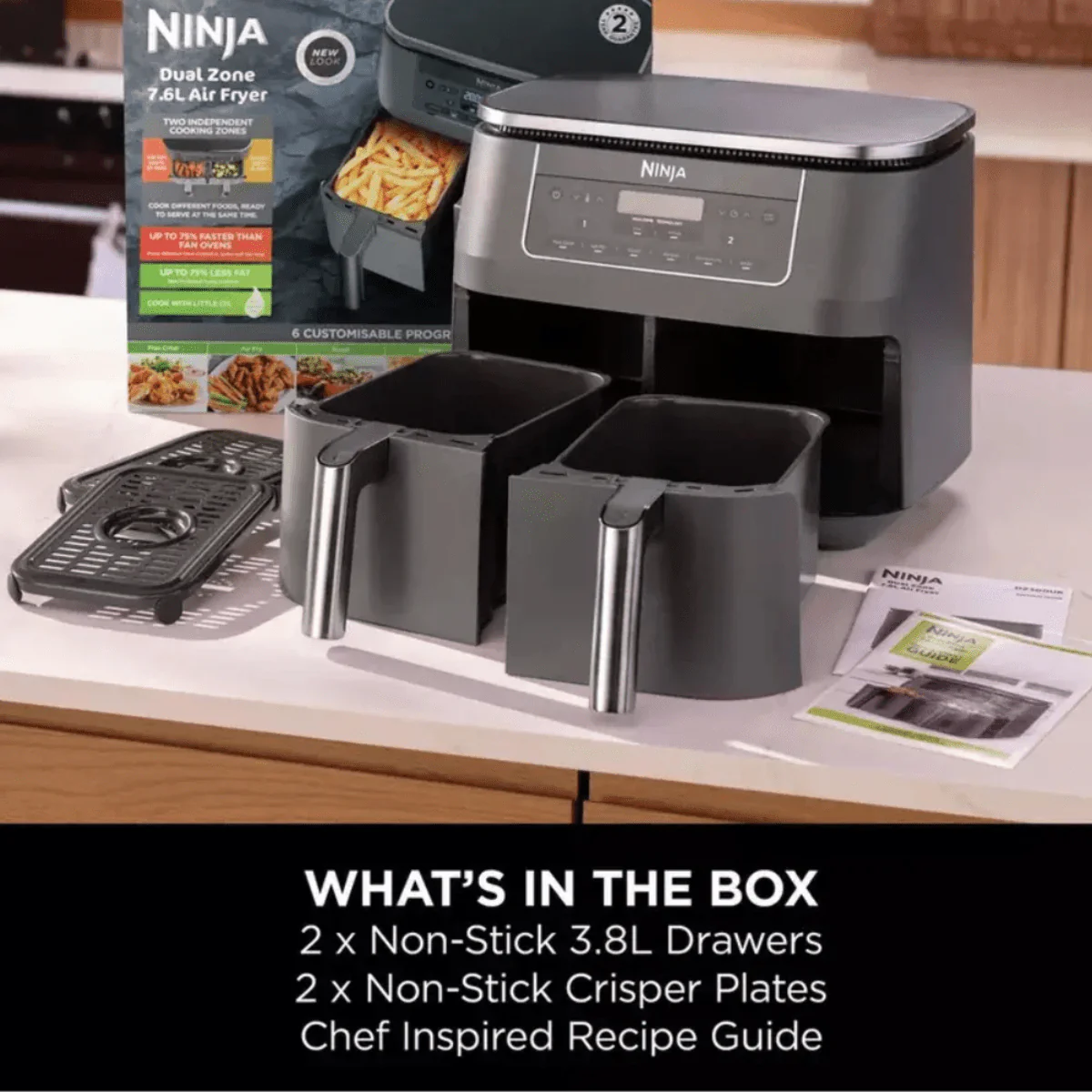 Ninja 6-in-1 Dual Zone Air Fryer (DZ300UK) - Image 3