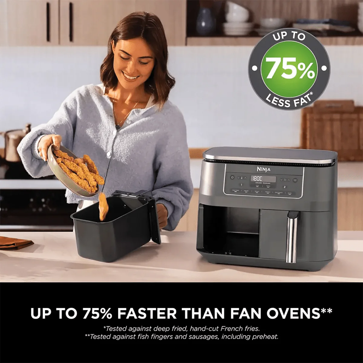 Ninja 6-in-1 Dual Zone Air Fryer (DZ300UK) - Image 5