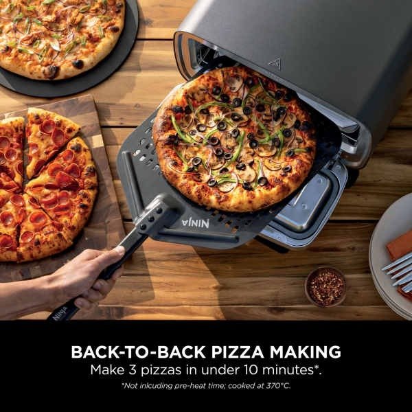 Ninja Artisan Electric Pizza Oven & Air Fryer MO201UK - Outdoor use only - Image 8