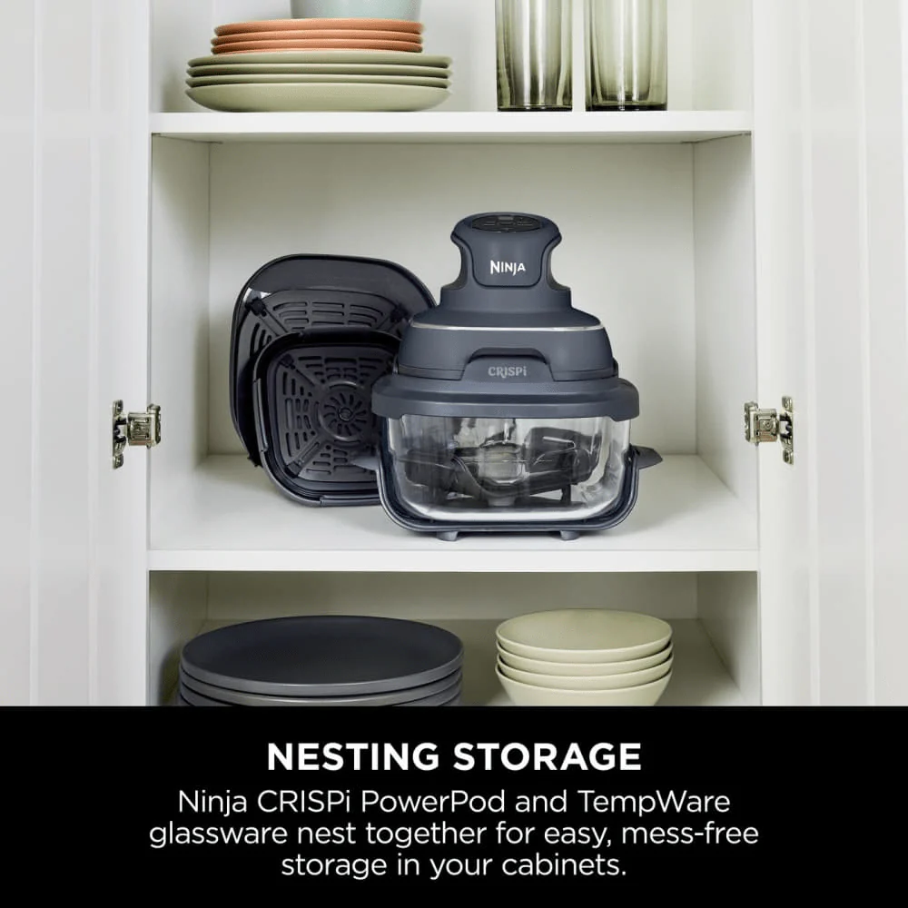Ninja CRISPi 4-in-1 Portable Glass Air Fryer - Cyber Space FN101UKGY - Image 13