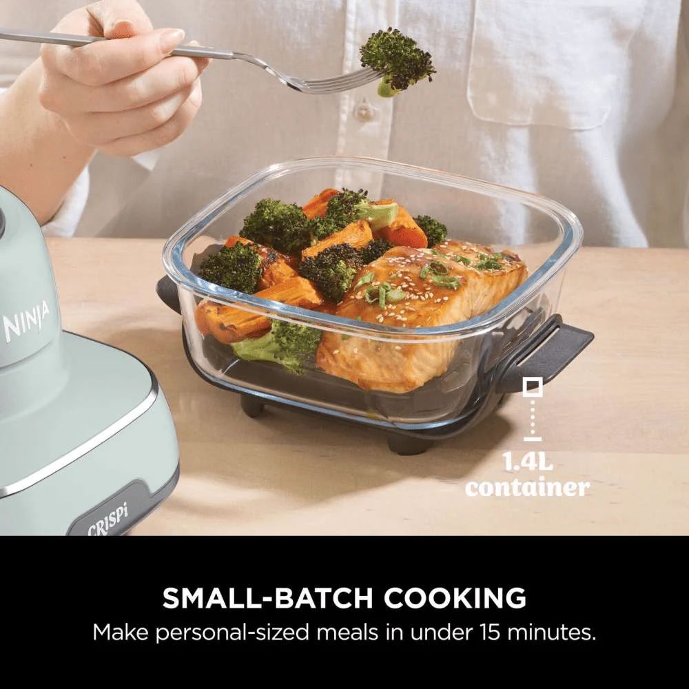 Ninja CRISPi 4-in-1 Portable Glass Air Fryer - Sage FN101UKSG - Image 8