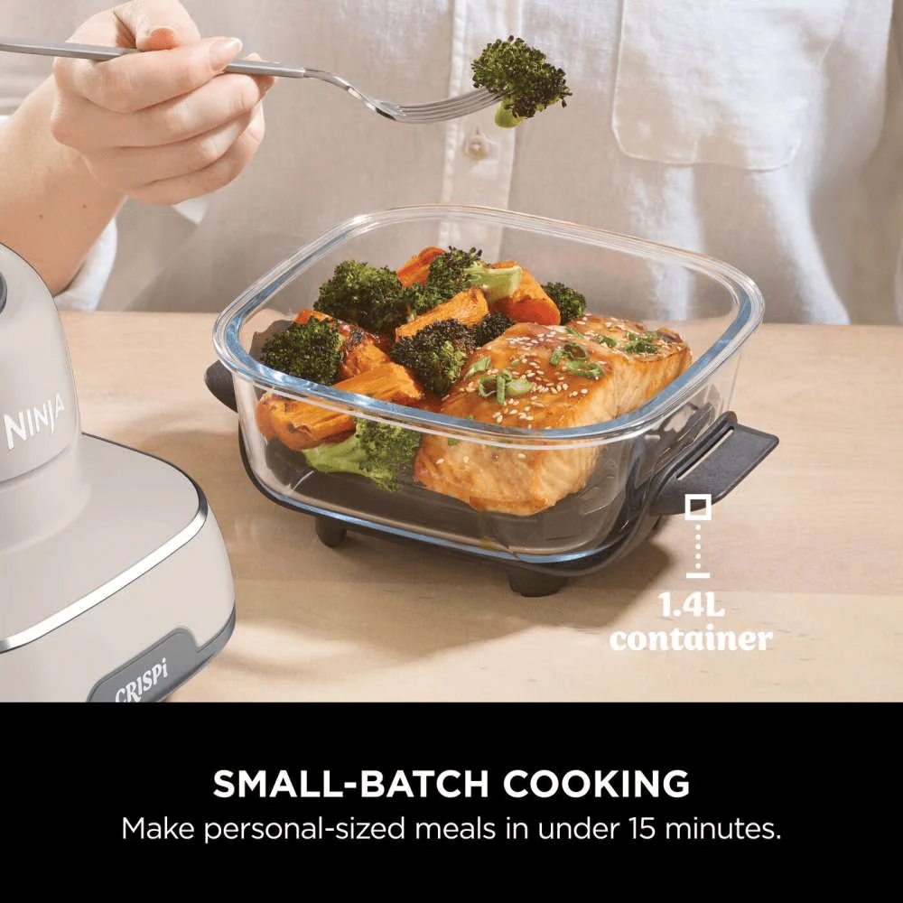 Ninja CRISPi 4-in-1 Portable Glass Air Fryer - Stone FN101UKST - Image 4