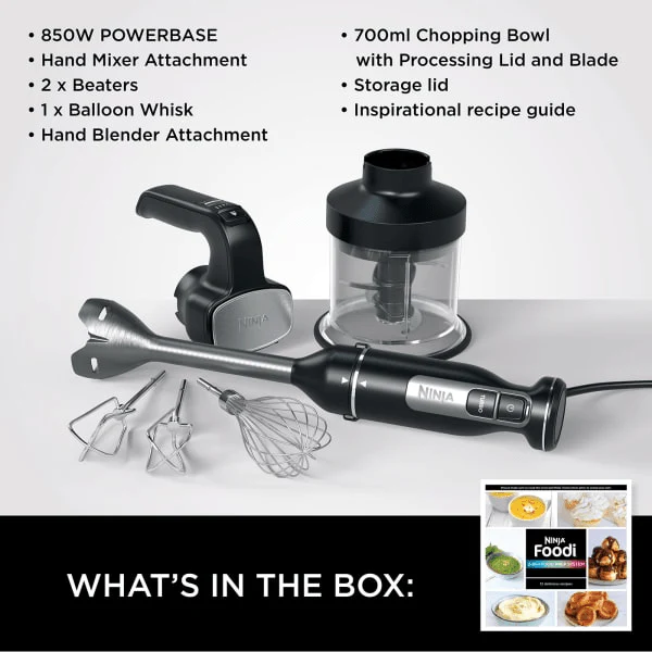 Ninja Foodi 3-in-1 Hand Blender, Mixer & Chopper CI100UK - Image 12