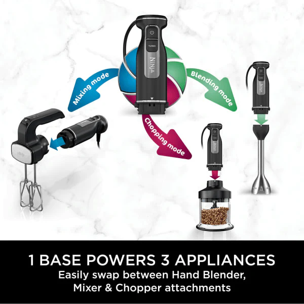 Ninja Foodi 3-in-1 Hand Blender, Mixer & Chopper CI100UK - Image 15