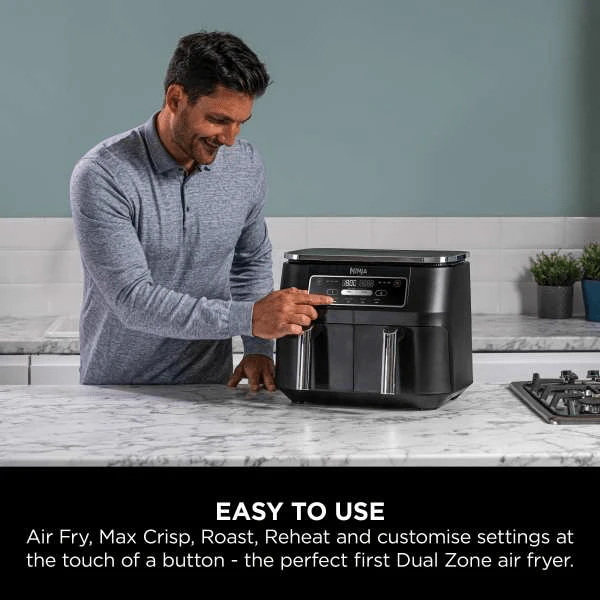 Ninja Foodi 4-in-1 Dual Zone Air Fryer 7.6L AF200UK - Image 8