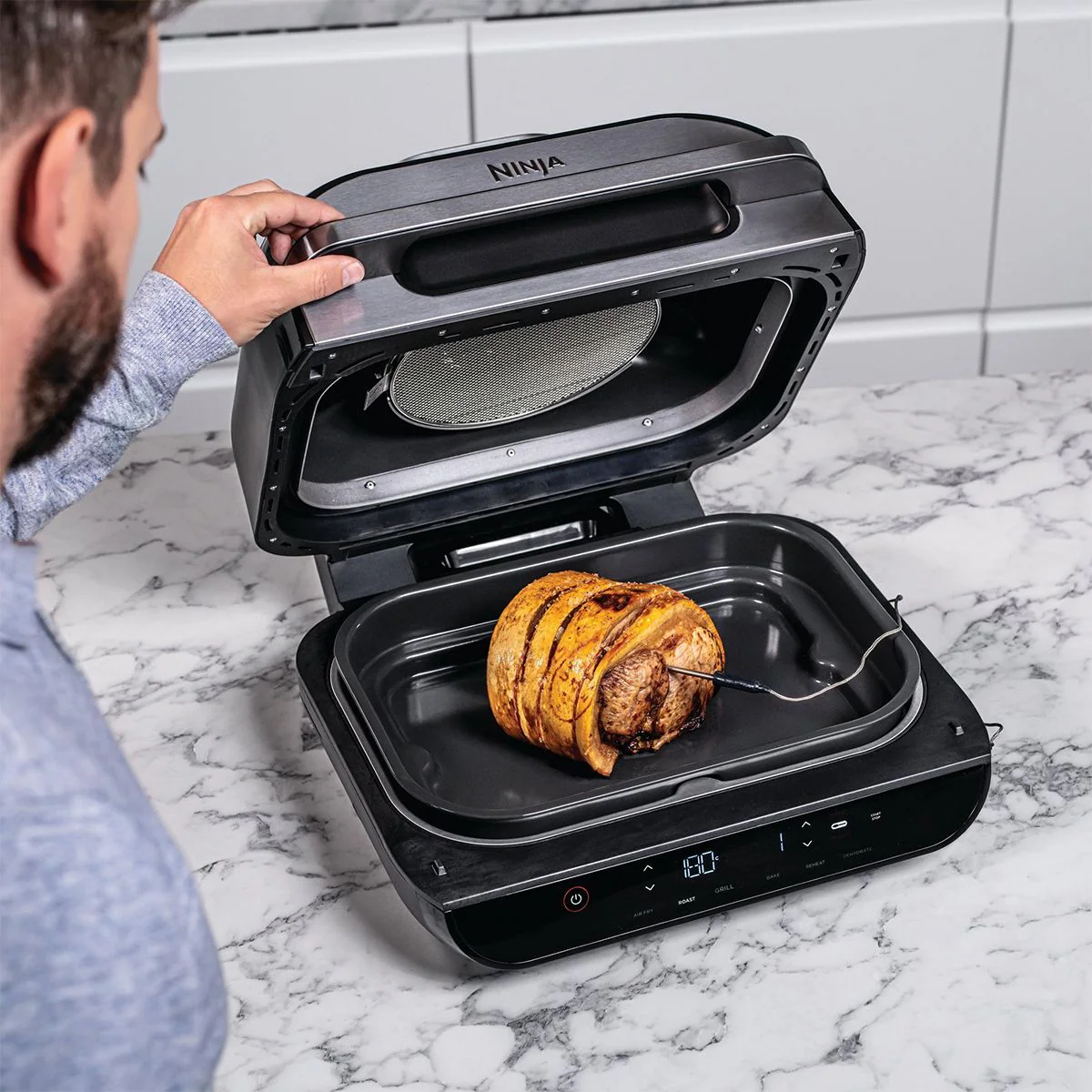 NINJA Foodi Max Health Grill & Air Fryer AG551UK - Image 4