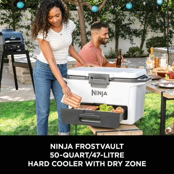 Ninja FrostVault 50QT/47L Hard Cooler - Cloud White FB151UKWH - Image 11