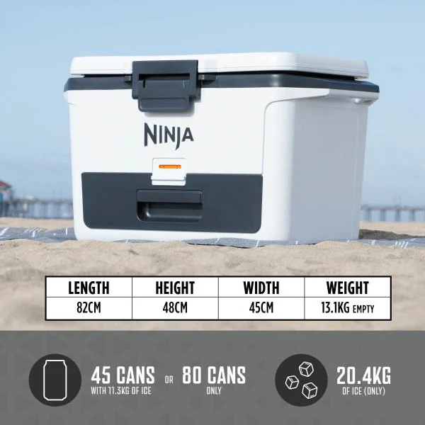 Ninja FrostVault 50QT/47L Hard Cooler - Cloud White FB151UKWH - Image 6