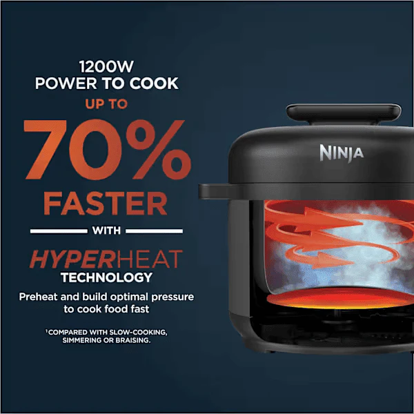 Ninja HyperHeat Pressure & Rice Cooker – 6L 9-in-1 PC201UK - Image 9