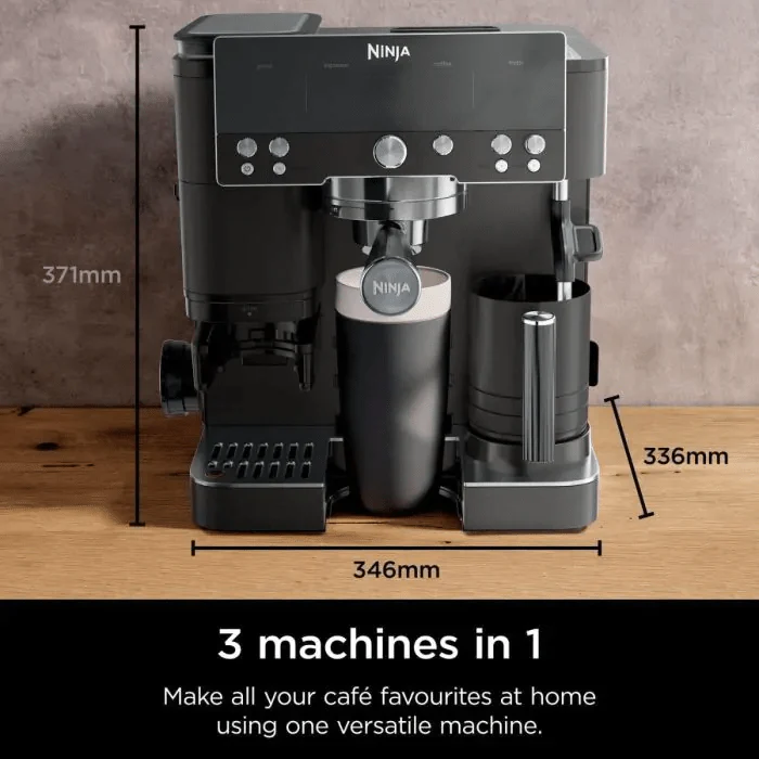 Ninja Luxe Café Premier Espresso Machine – Black ES601UKBK - Image 4