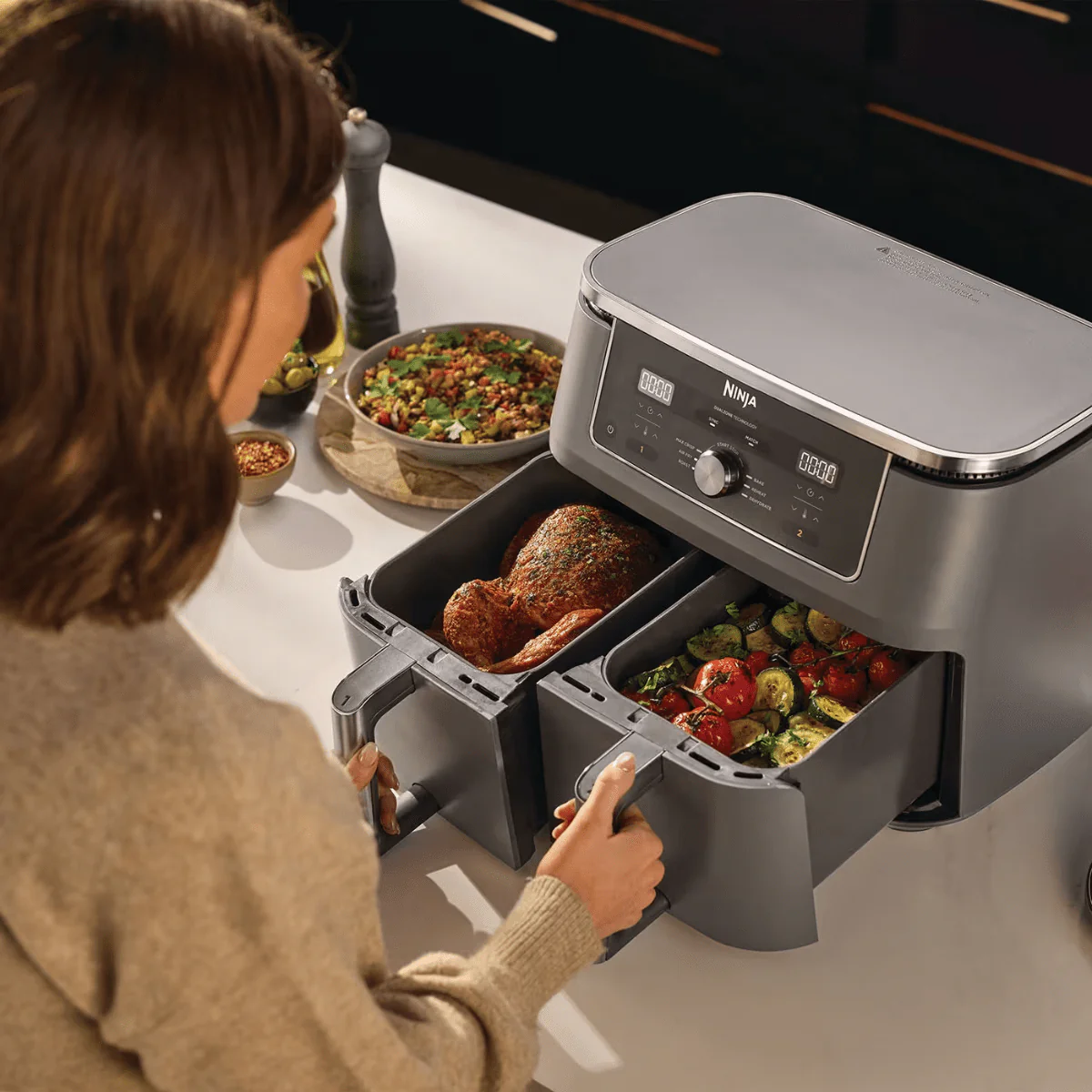 Ninja MAX 6-in-1 Dual Zone Air Fryer (DZ400UK) - Image 2