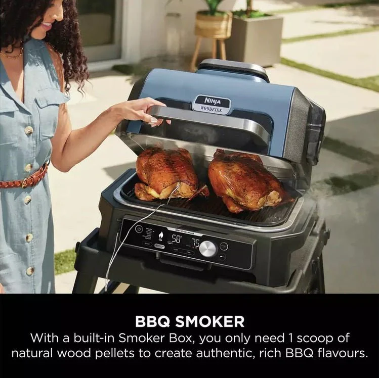 Ninja OG901UK Woodfire Pro Connect XL Electric BBQ Grill & Smoker - Image 2