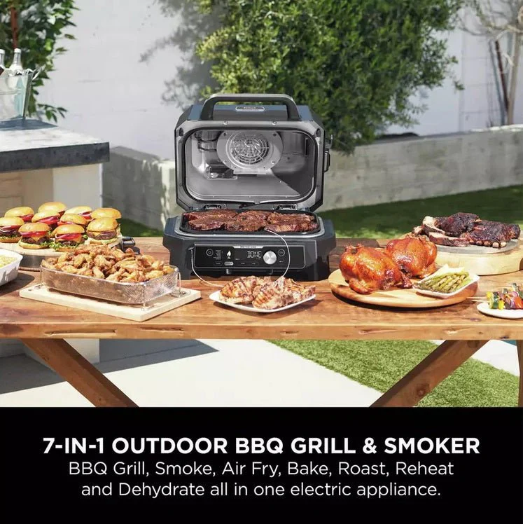 Ninja OG901UK Woodfire Pro Connect XL Electric BBQ Grill & Smoker - Image 3
