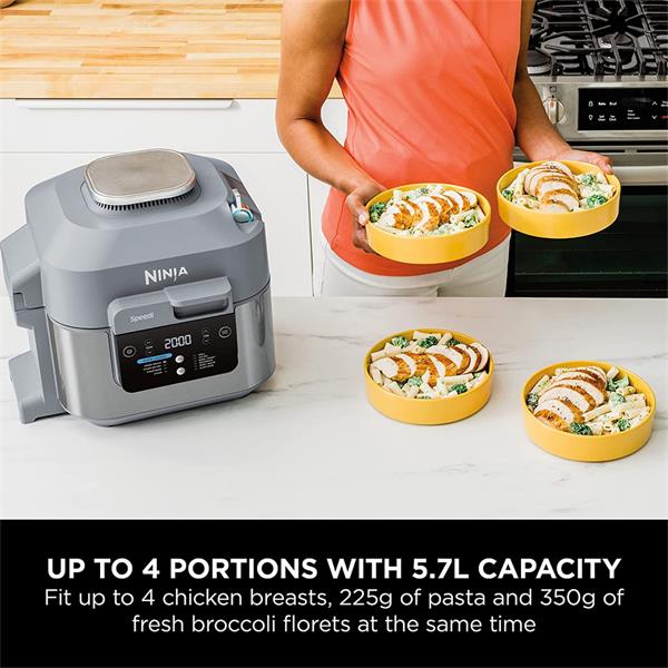 Ninja Speedi Rapid 10-In-1 Multicooker Air Fryer - Grey | ON400UK - Image 5