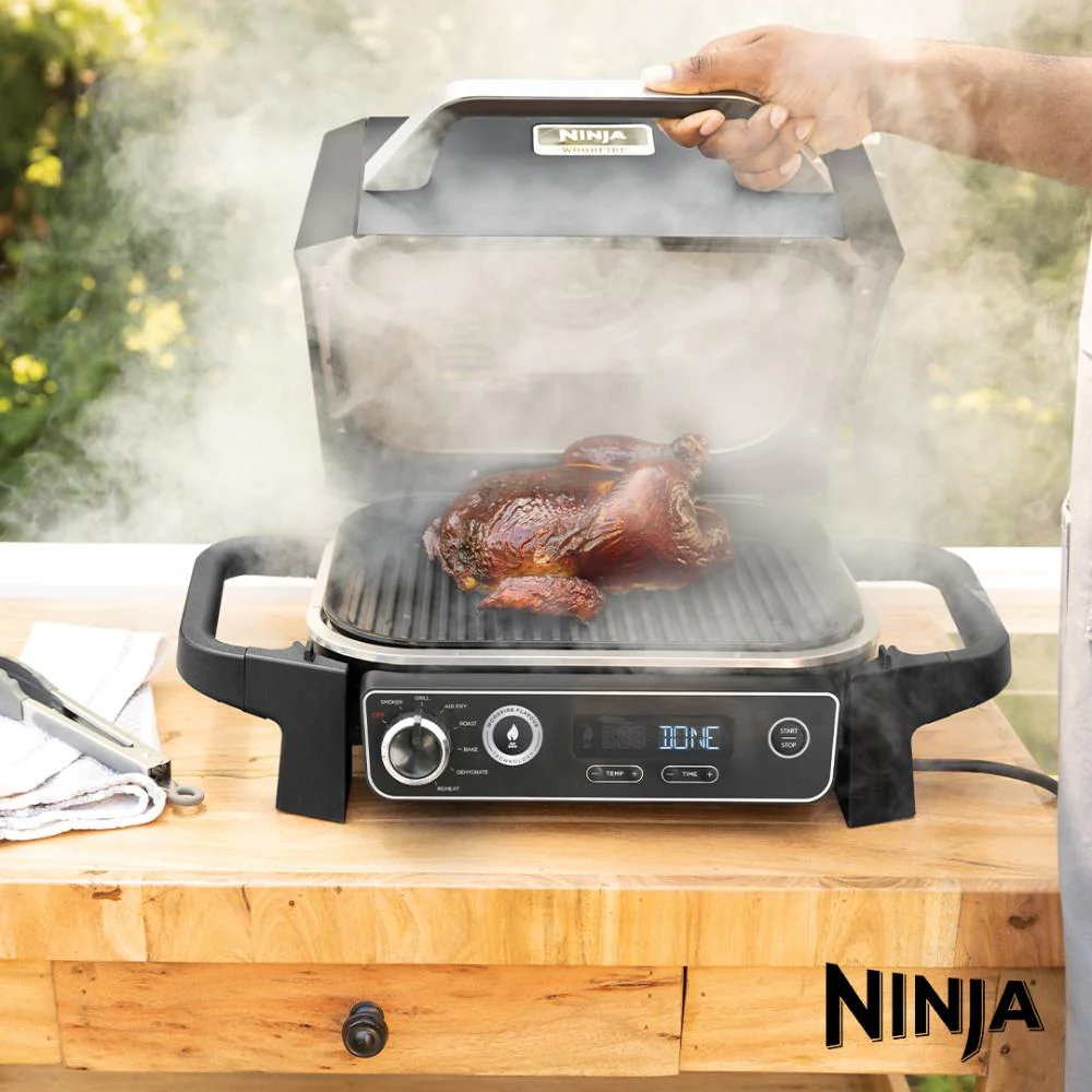 Ninja Woodfire Electric Outdoor BBQ Grill & Smoker | OG701UK - Image 10