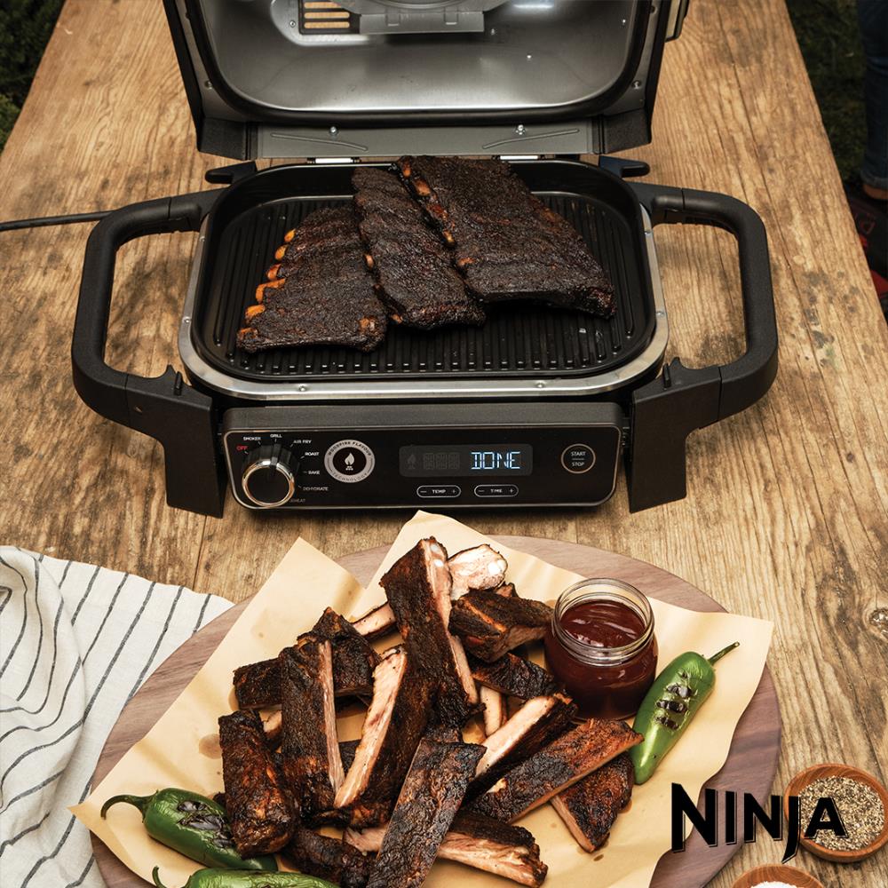 Ninja Woodfire Electric Outdoor BBQ Grill & Smoker | OG701UK - Image 3