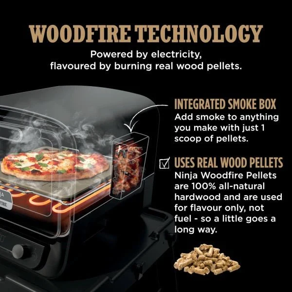 Ninja Woodfire Electric Outdoor Oven, Pizza Maker and BBQ Smoker - Image 11
