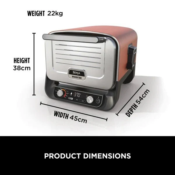 Ninja Woodfire Electric Outdoor Oven, Pizza Maker and BBQ Smoker - Image 17