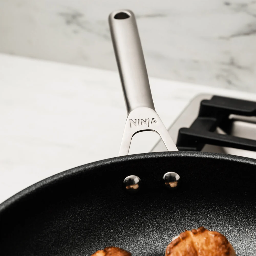 Ninja ZEROSTICK Stainless Steel 28cm Frying Pan - C60028UK - Image 4