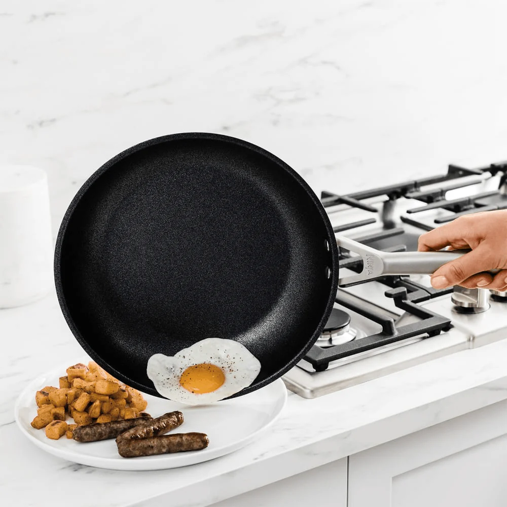 Ninja ZEROSTICK Stainless Steel 28cm Frying Pan - C60028UK - Image 6