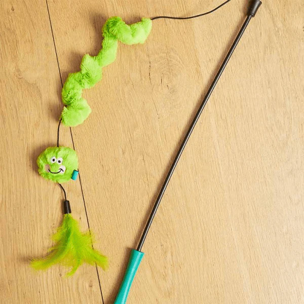 Nip-it Green Squiggler Cat Toy