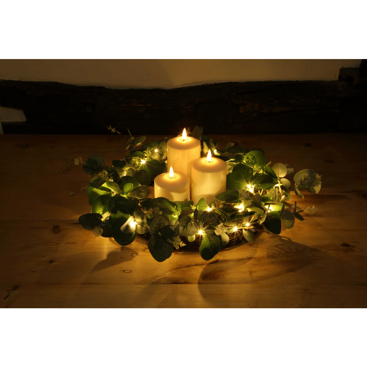 Noma Eucalyptus Wreath With Warm White Led's - Image 2
