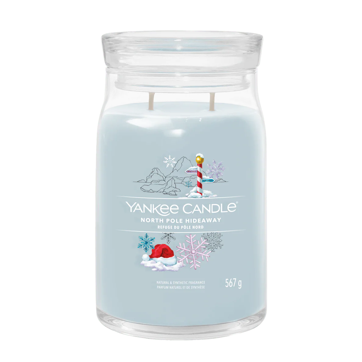 North Pole Hideaway Signature Large Jar Yankee Candle 567g
