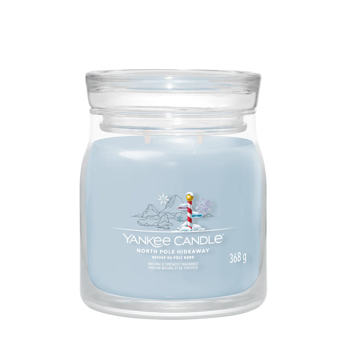 North Pole Hideaway Signature Medium Jar Yankee Candle 368g