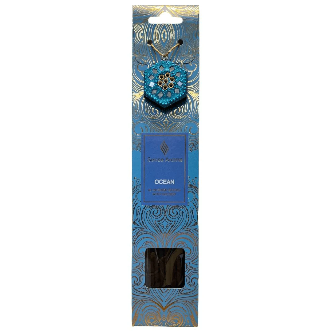 Ocean Incense Sticks 40pcs with Holder B