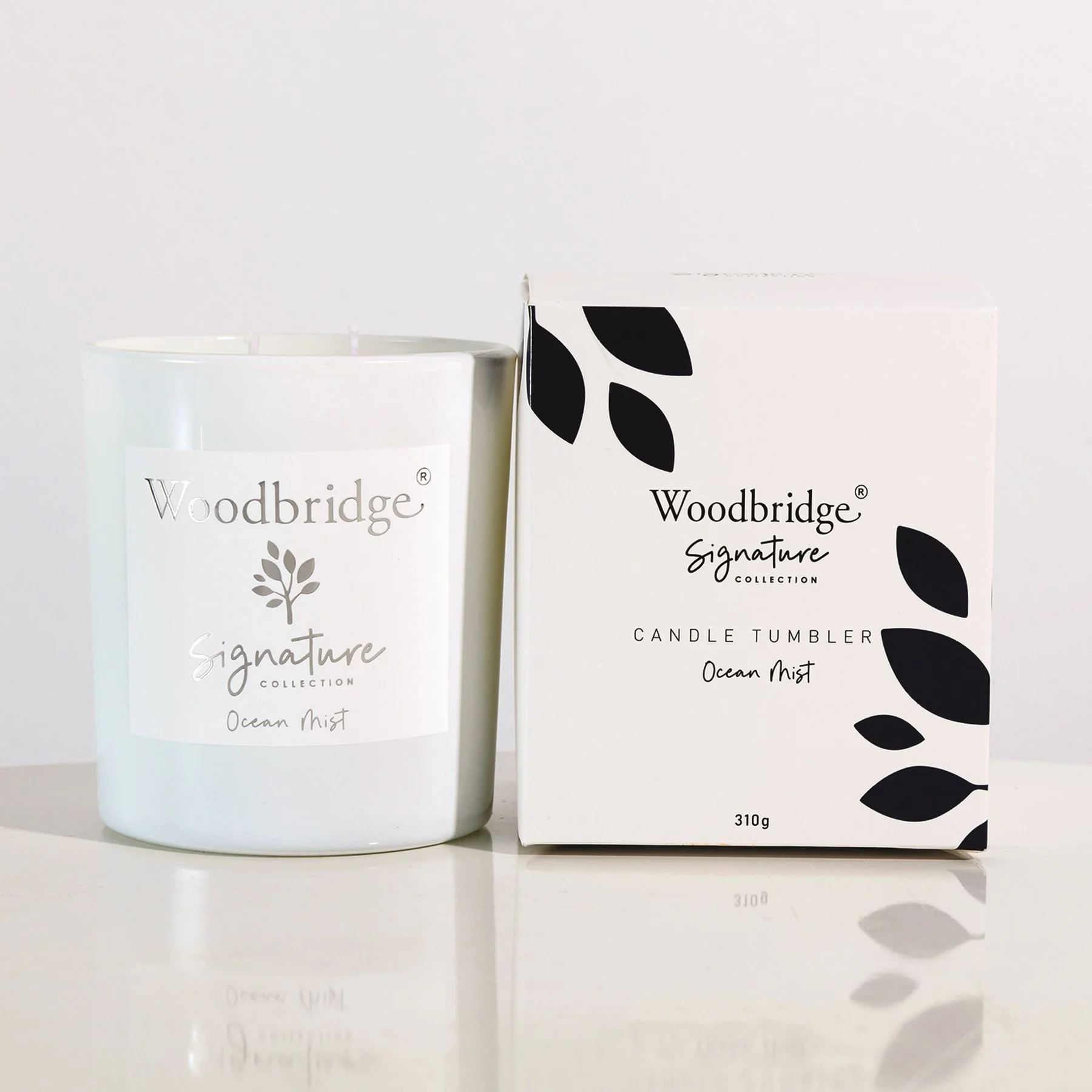 Ocean Mist Boxed Tumbler Candle by Woodbridge 310g