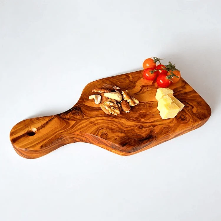 Olive Wood Cutting Board with Handle 23cm - Image 2
