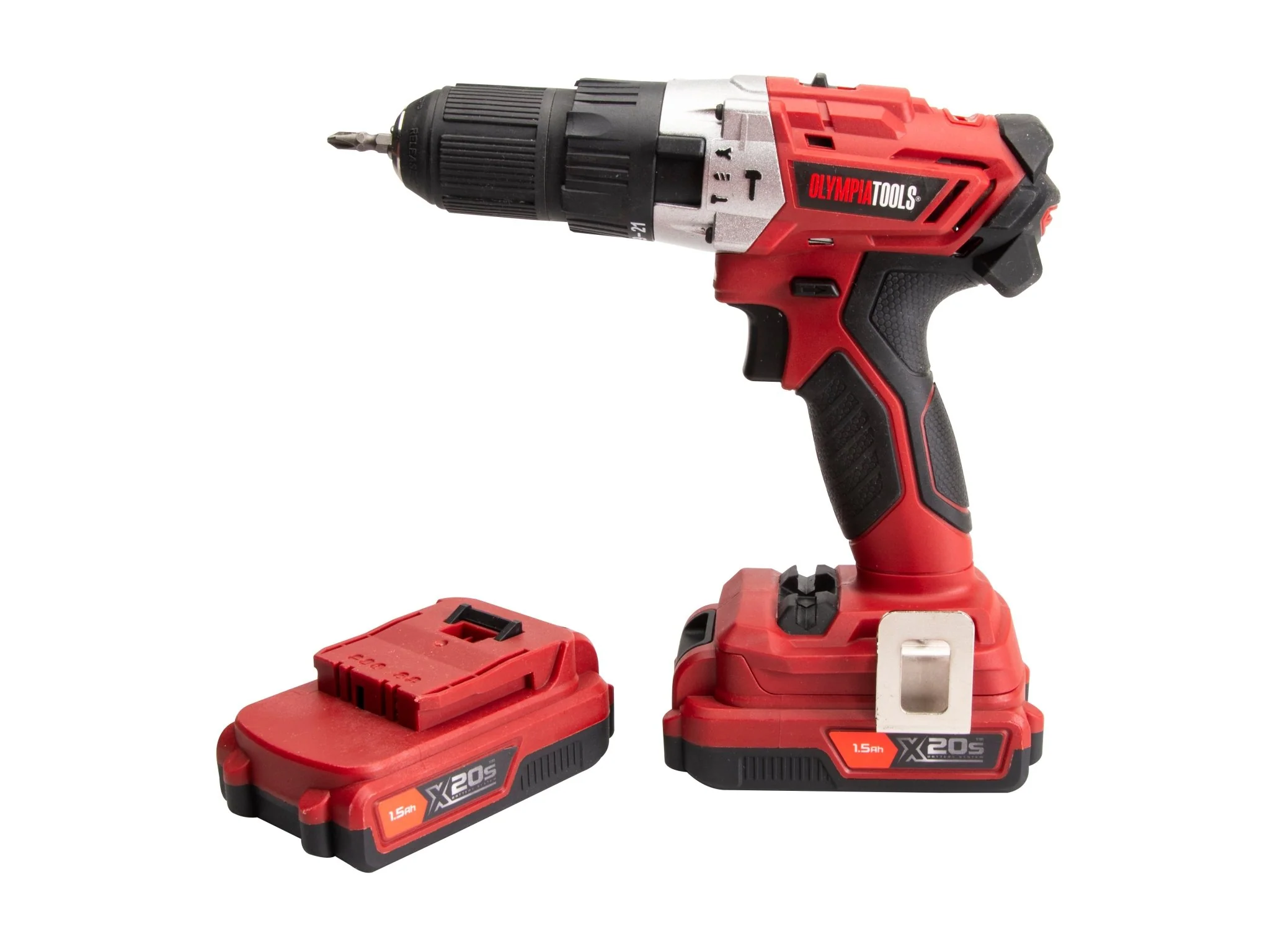 Olympia X20S Combi Drill Driver 20V 2 x 1.5Ah Li-ion
