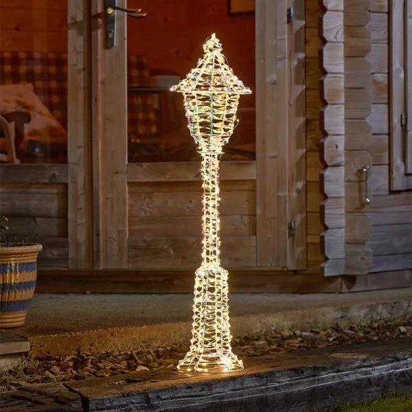 OpaLight Lamp Post 90cm, 300 Warm white LEDs