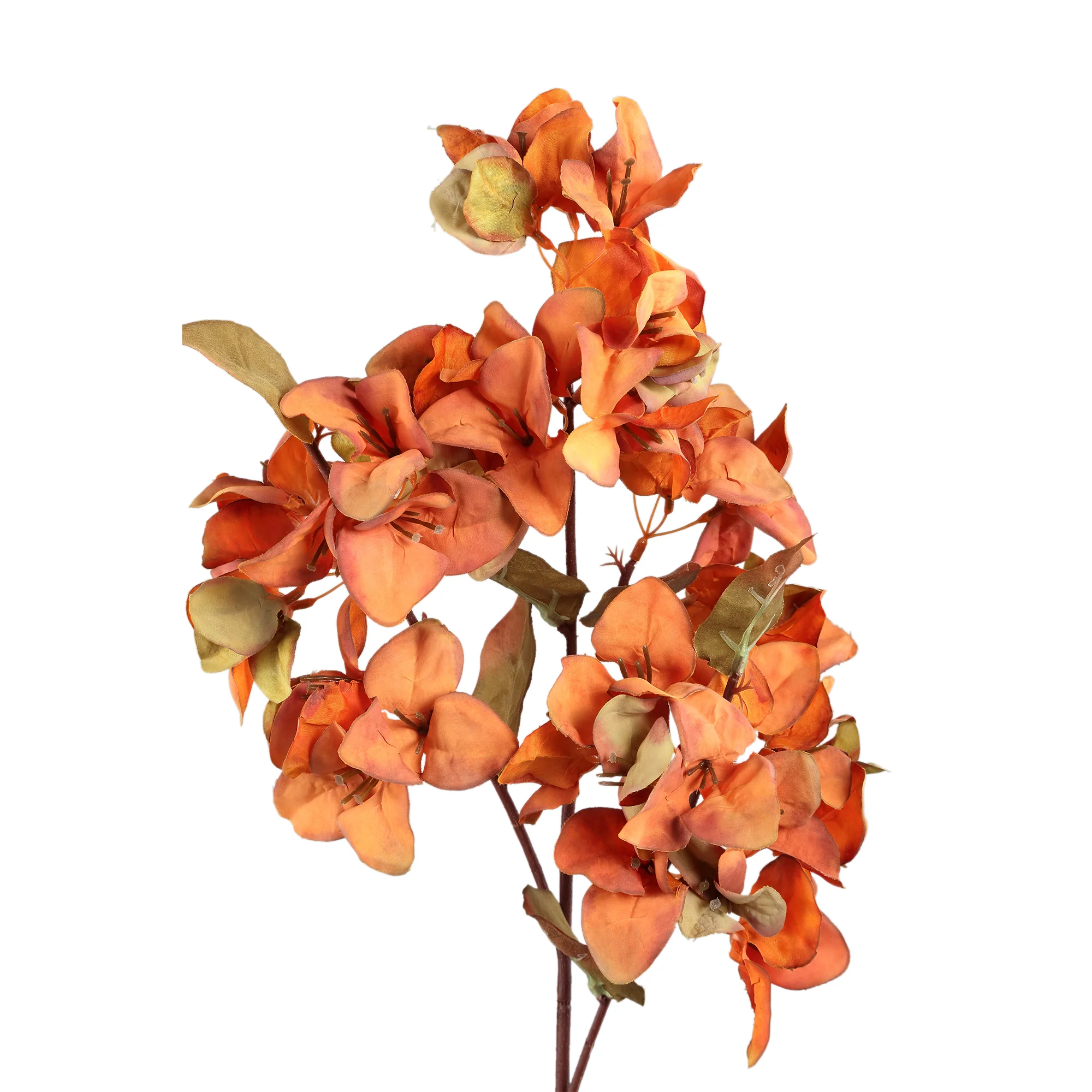 Orange Trillium Stem Artificial Flower - Image 2